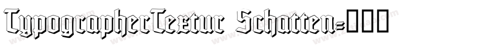 TypographerTextur Schatten字体转换